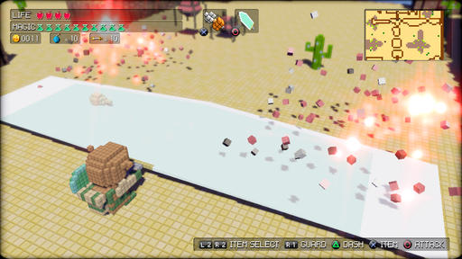 3D Dot Game Heroes - Скриншоты из игры 3D Dot Game Heroes